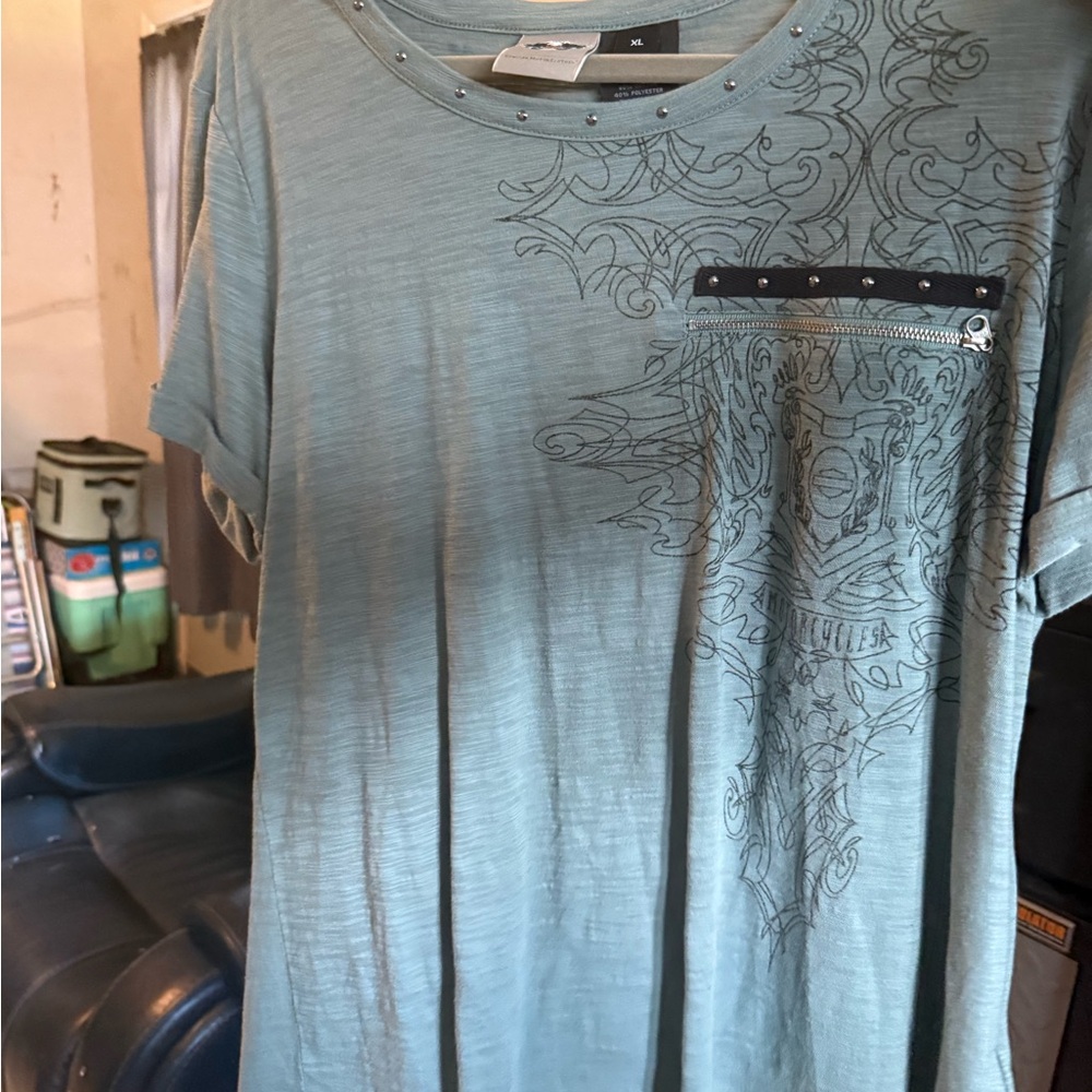 Harley-Davidson Blue Graphic Women's Tee